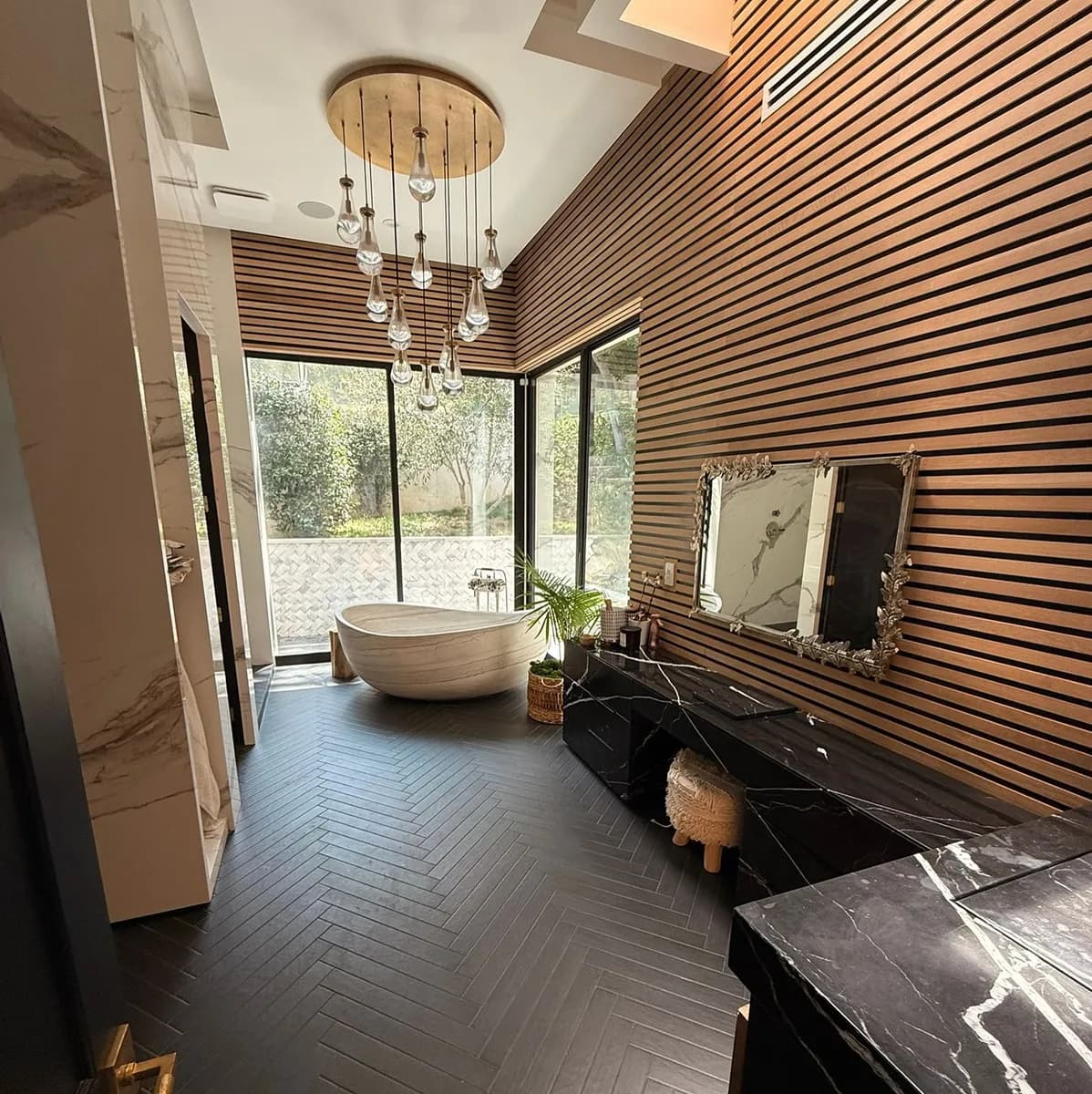Spa bathroom cleaned and presented